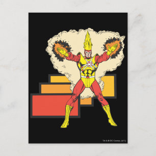 Cartão Postal Firestorm Em Seu Elemento