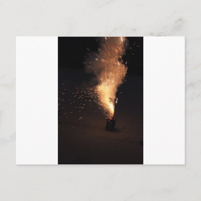 Cartão Postal Fireworks (Frente)
