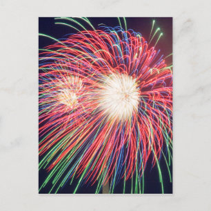 Cartão Postal Fireworks