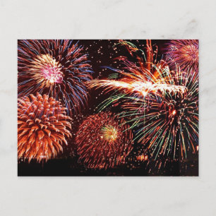Cartão Postal Fireworks