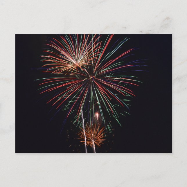 Cartão Postal Fireworks (Frente)