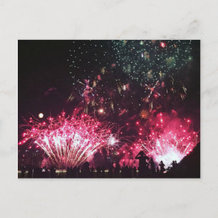 Cartão postal Fireworks