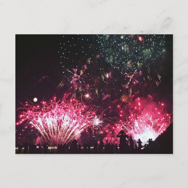 Cartão postal Fireworks (Frente)