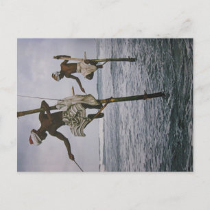 Cartão Postal Fischer no Sri Lanka - Postkarte