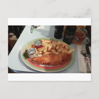 Cartão Postal fish-and-chips