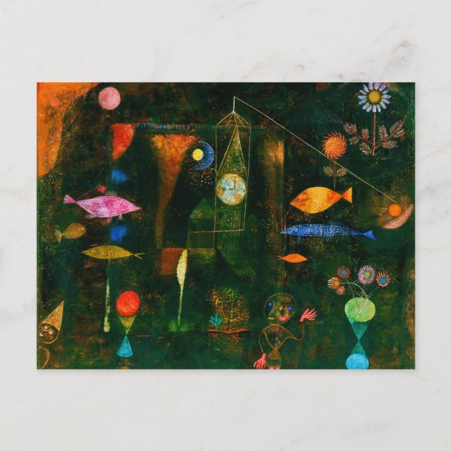 Cartão Postal Fish Magic by Paul Klee (1925) (Frente)