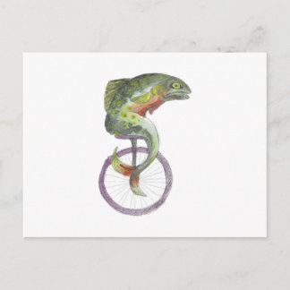 Cartão Postal Fish Postcard