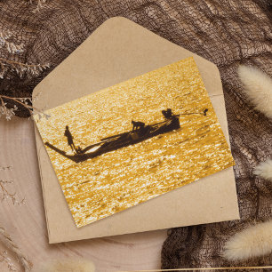 Cartão Postal Fisher Men na Tailândia