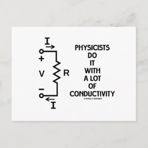 Cartão Postal Físicos Fazem Isso Com Muita Condutividade
