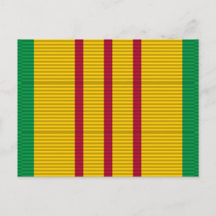 Cartão Postal Fita da Medalha de Serviço no Vietnã