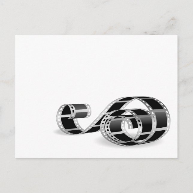 Cartão Postal Fita de cinema (Frente)