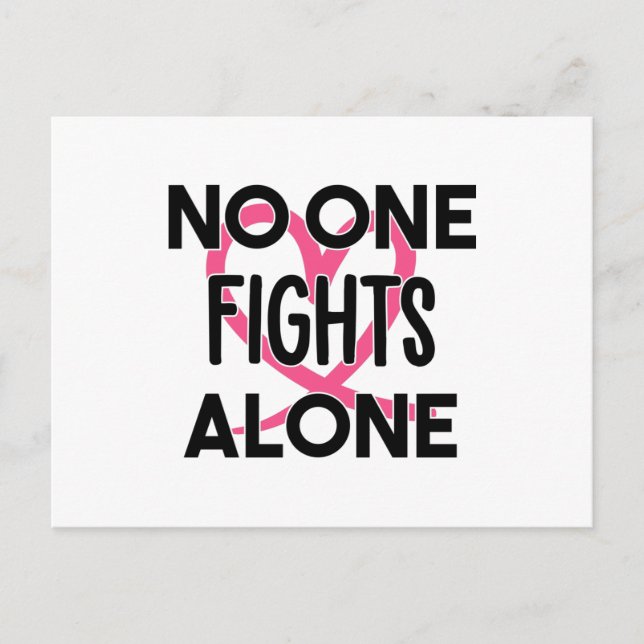 Cartão Postal Fita de Consciência do Cancer da Mama (Frente)