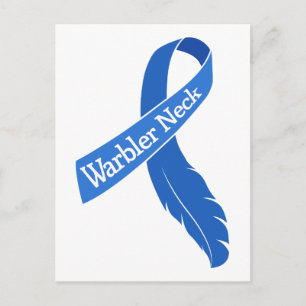 Cartão Postal Fita do Pescoço do Warbler