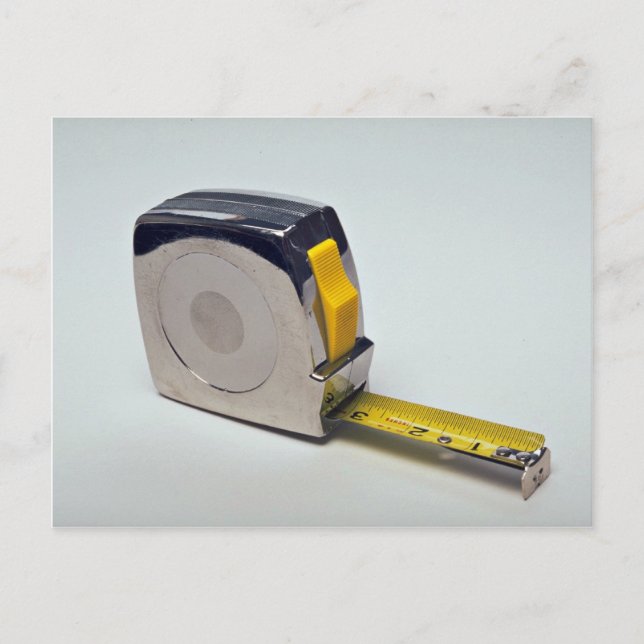 Cartão Postal Fita para medir objetos (Frente)