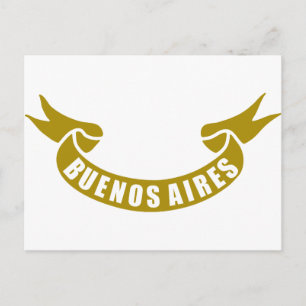 Cartão Postal fita real-Buenos-Aires