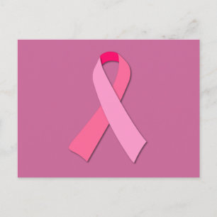 Cartão Postal Fita Rosa