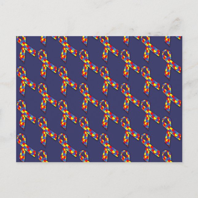 Cartão Postal Fitas de Puzzle (Frente)