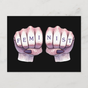 Cartão Postal Fitas Feministas