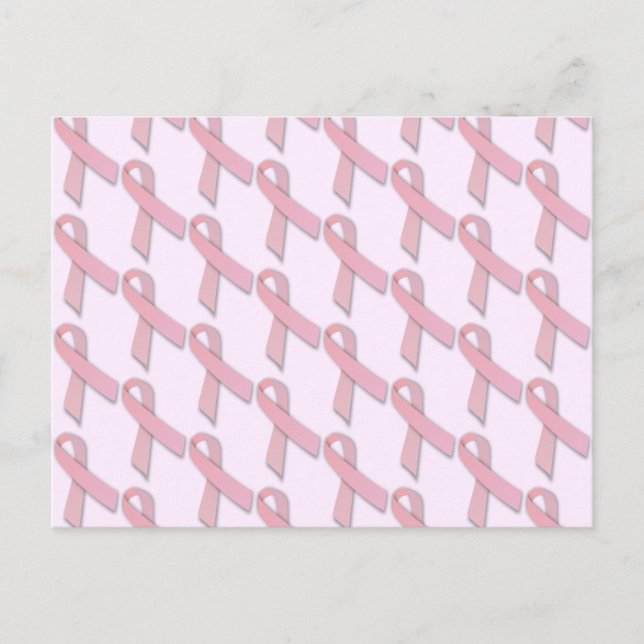 Cartão Postal Fitas Rosa Padrão com Telas (Frente)