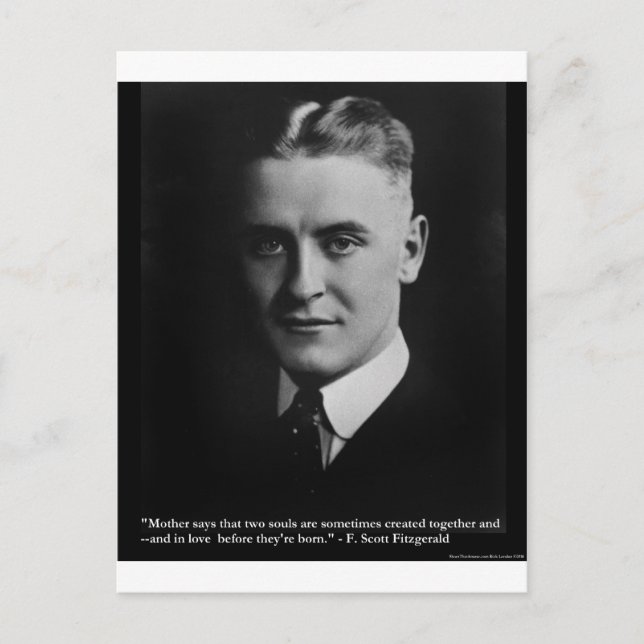 Cartão Postal Fitzgerald "Duas Almas" e Camisetas e presentes de (Frente)