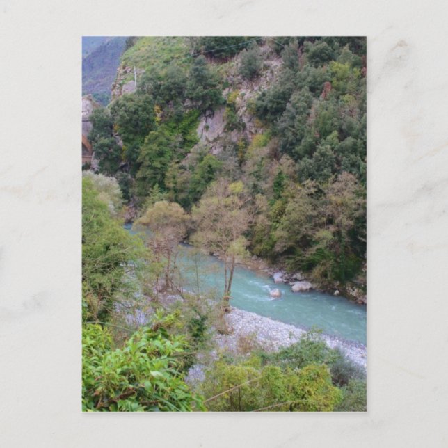 Cartão Postal Fiume Lao perto de Papasidero (Frente)