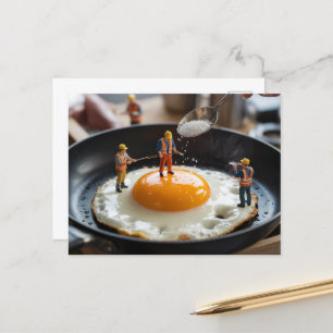 Cartão Postal Fixação De Ovos Funerários Para A Construção