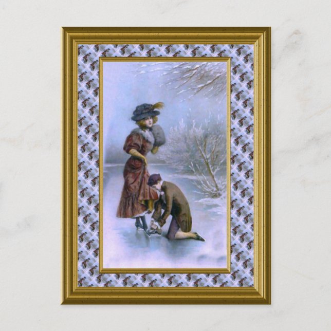 Cartão Postal Fixação dos skates 1920 (Frente)