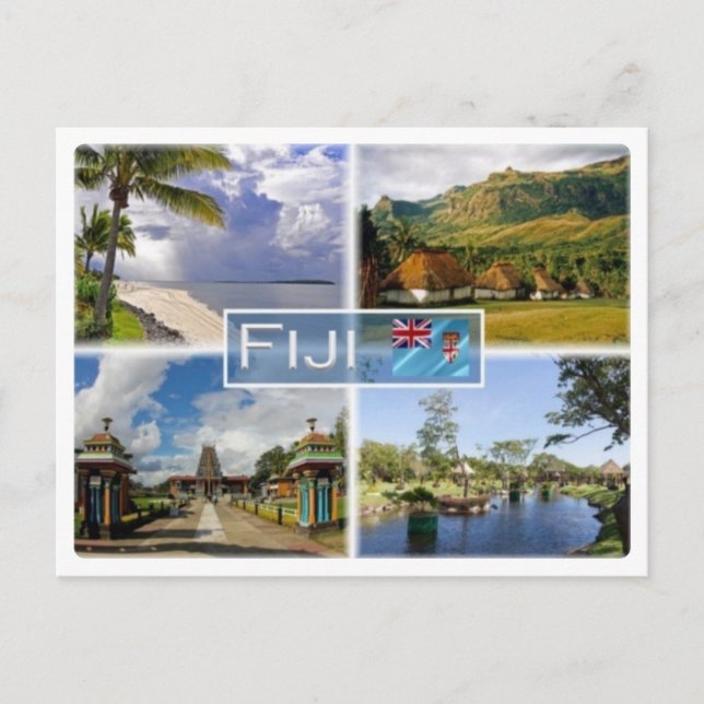 Cartão Postal FJ Fiji - (Frente)