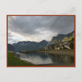 Cartão Postal Fjord Norueguês (Aurlandsfjord)