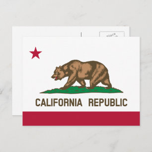 Cartão Postal Flag californiano, Flag da Califórnia