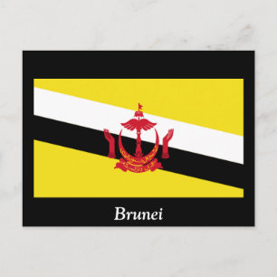 Cartão Postal Flag of Brunei