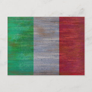 Cartão Postal Flag of Italy - Italian Flag - Personalise