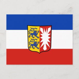 Cartão postal Flag Schleswig-Holstein