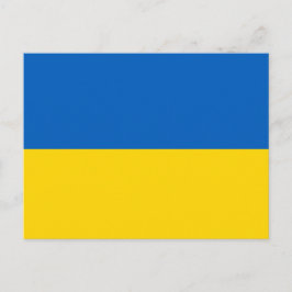 Cartão Postal Flagge Ucrânia