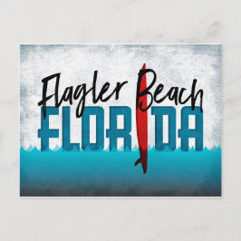 Cartão postal Flagler Beach Surfboard