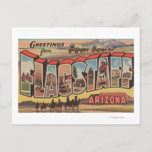 Cartão Postal Flagstaff, Arizona - Cenas de Letras Maiúsculas