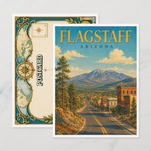 Cartão Postal Flagstaff Arizona Route 66 GeoSaga