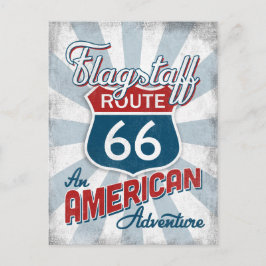 Cartão Postal Flagstaff Route 66 Vintage America Arizona