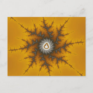 Cartão Postal Flake de gelo - Cartão-postal Fractal