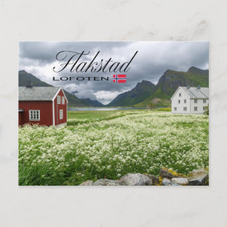 Cartão Postal Flakstad auf den Lofoten