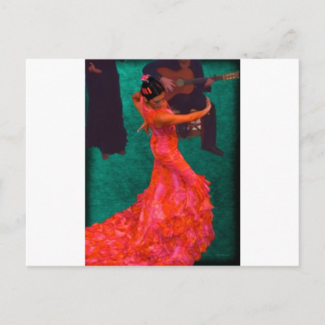 Cartão Postal Flamenco (Frente)