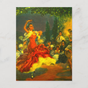 Cartão Postal Flamenco Dancer