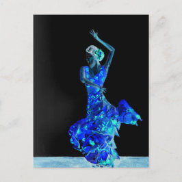 Cartão Postal Flamenco escuro.