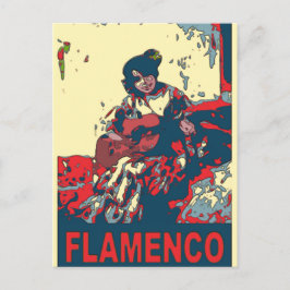 Cartão Postal Flamenco Guitar