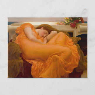 Cartão Postal Flaming June - Frederic Lord Leighton
