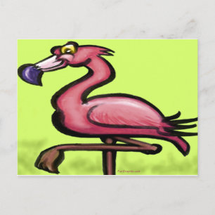 Cartão Postal Flamingo