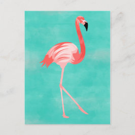 Cartão Postal Flamingo Bird
