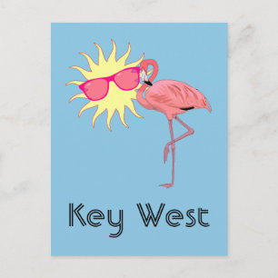 Cartão Postal Flamingo de Key West