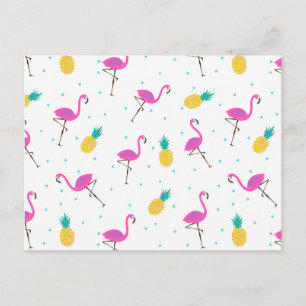 Cartão Postal Flamingos Neon 2 2