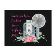 Flash da câmera do fotógrafo